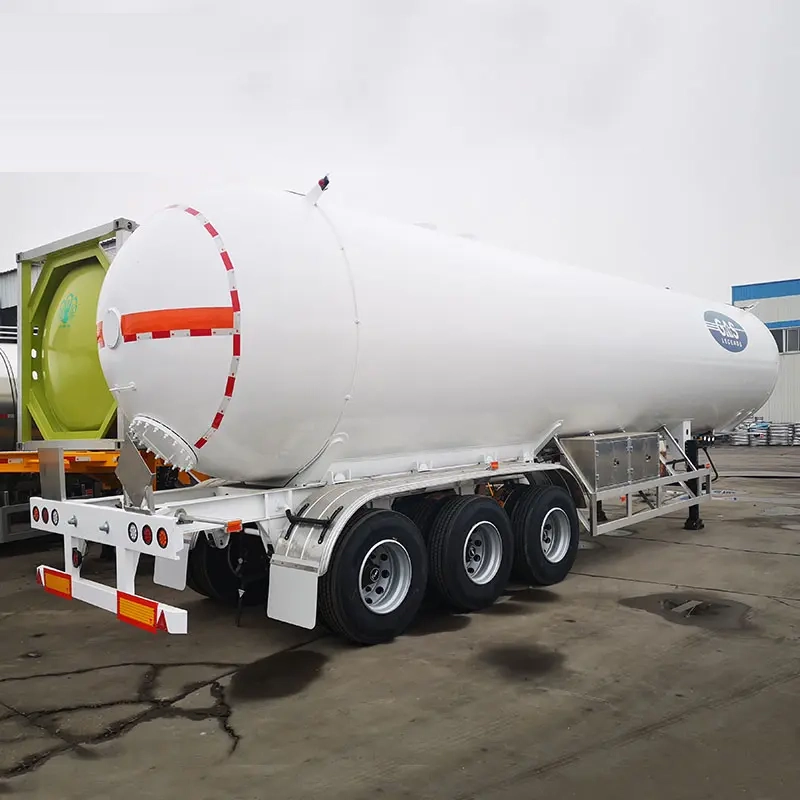 3axles Brand New 40cbm 50cbm 60cbm LPG Tanker Trailer