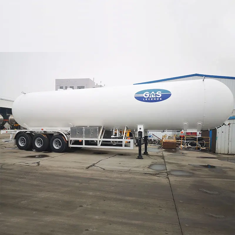 3axles Brand New 40cbm 50cbm 60cbm LPG Tanker Trailer