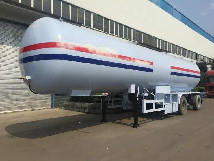 Pressure Vessel 60m3 60cbm 60000litres Sinotruk HOWO LPG 24tons Tank Semi-Trailer