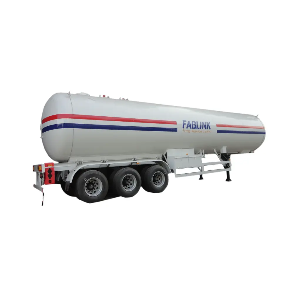 Pressure Vessel 60m3 60cbm 60000litres Sinotruk HOWO LPG 24tons Tank Semi-Trailer