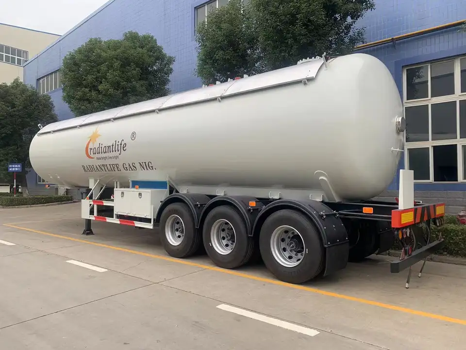 30cbm 40cbm 30tons 62000 Liters LPG Storage Tanker Semi Trailers