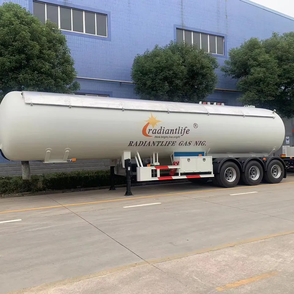 30cbm 40cbm 30tons 62000 Liters LPG Storage Tanker Semi Trailers