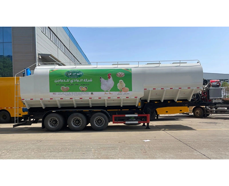 60CBM Animal Feed Dry Bulk Feed Trailer Equipped