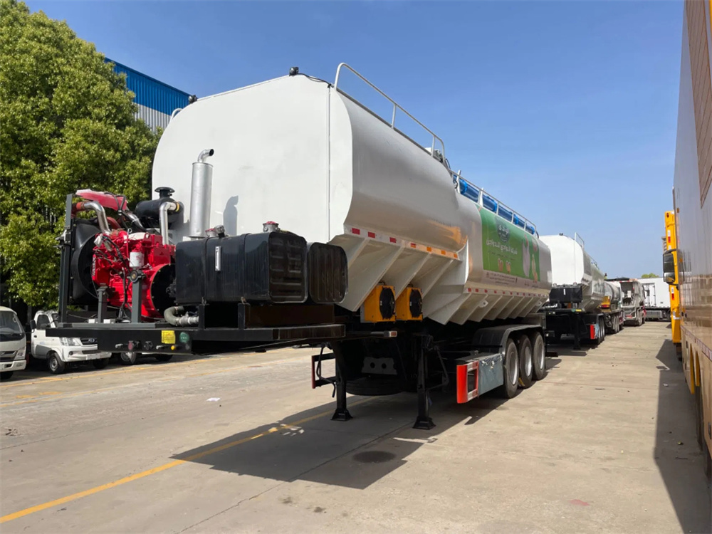 60CBM Animal Feed Dry Bulk Feed Trailer Equipped