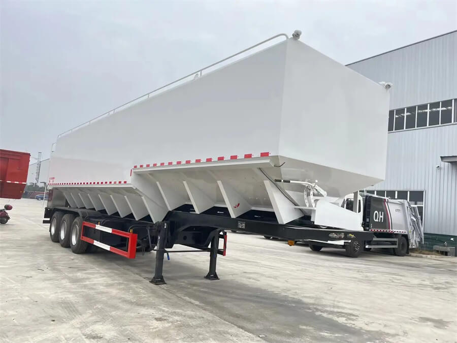 55-60cbm Poultry Bulk Feed Semi Trailer