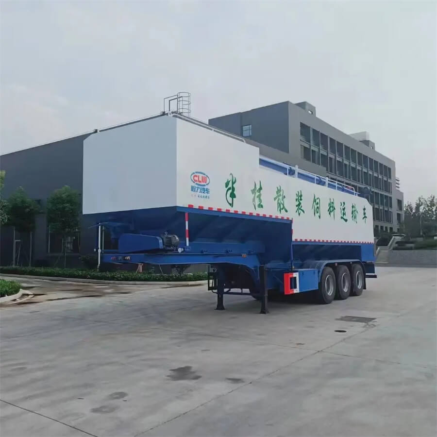 55-60cbm Poultry Bulk Feed Semi Trailer