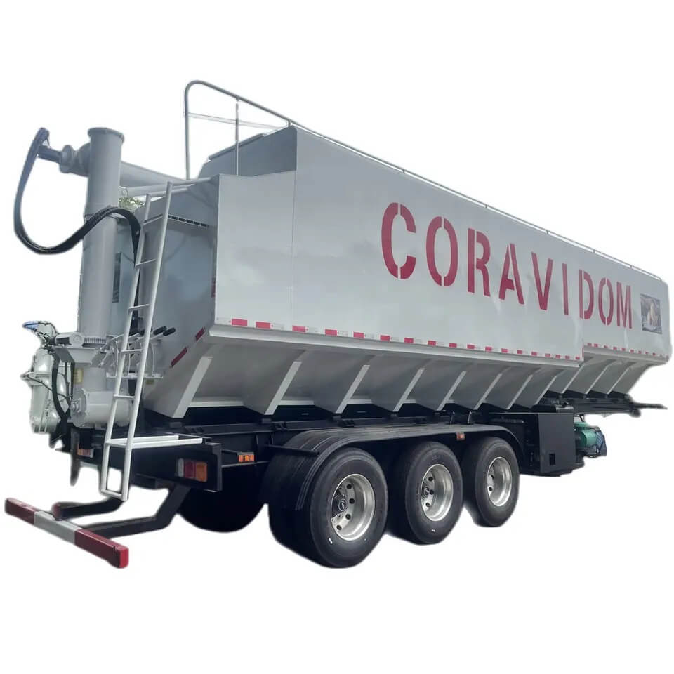 Big Bulk Animal Feed Tank Transport Semi Trailer