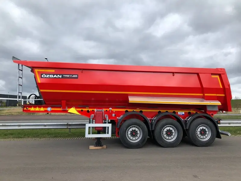 3 Axle U Shape Heavy Duty Tipping Tipper Dumper Dump Truck Semi Trailer for Coal Stone Sand Mineral Transport