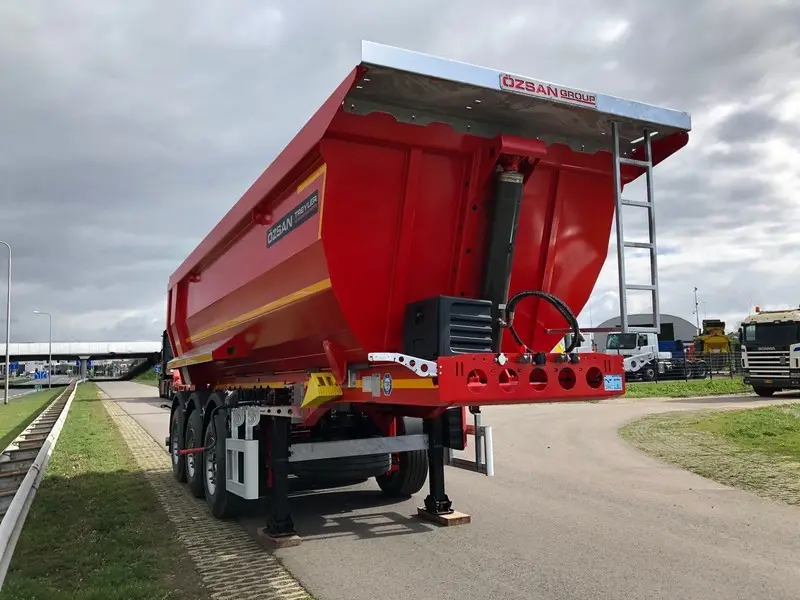 3 Axle U Shape Heavy Duty Tipping Tipper Dumper Dump Truck Semi Trailer for Coal Stone Sand Mineral Transport