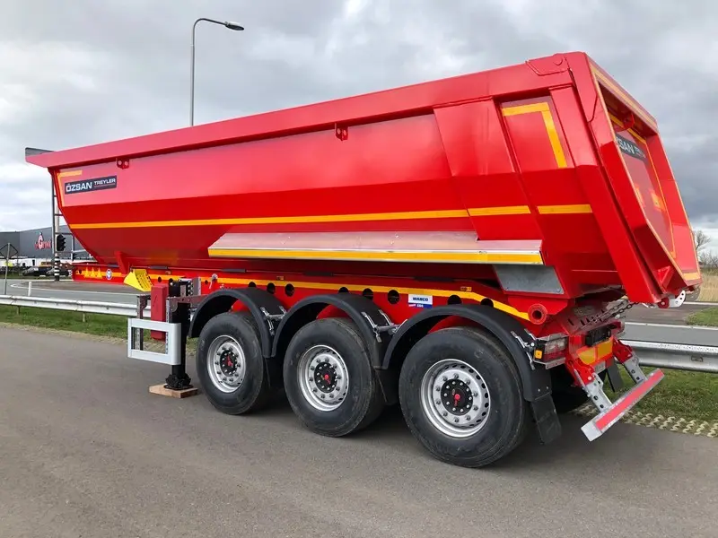 3 Axle U Shape Heavy Duty Tipping Tipper Dumper Dump Truck Semi Trailer for Coal Stone Sand Mineral Transport