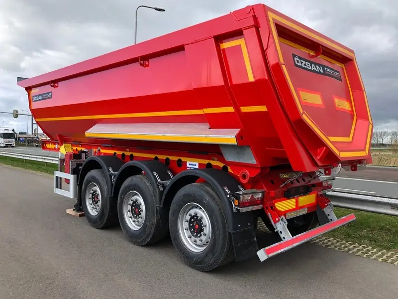 3 Axle U Shape Heavy Duty Tipping Tipper Dumper Dump Truck Semi Trailer for Coal Stone Sand Mineral Transport