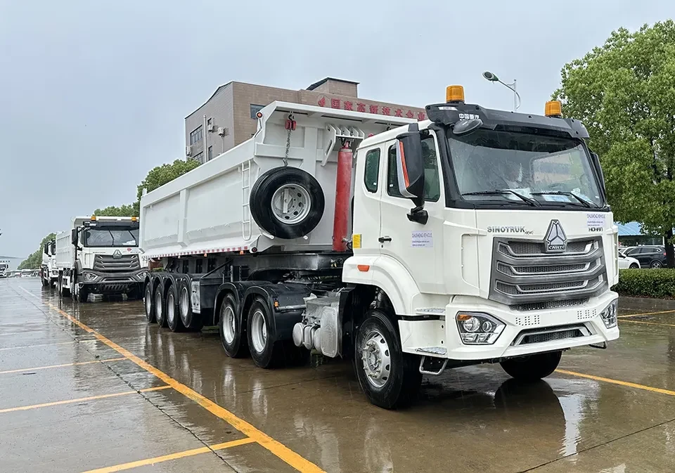 4 Axle U Shape Heavy Duty Tipping Tipper Dumper Dump Truck Semi Trailer for Coal Stone Sand Mineral Transport