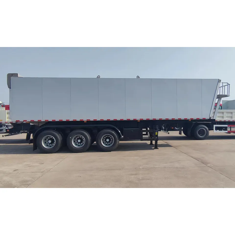 Top Brand Suspension 3 Axle Rear Dump Truck Trailer