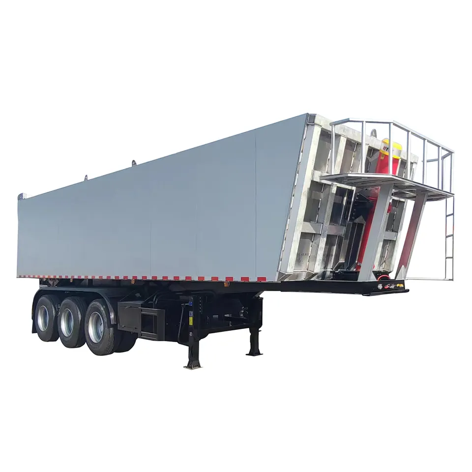 Top Brand Suspension 3 Axle Rear Dump Truck Trailer