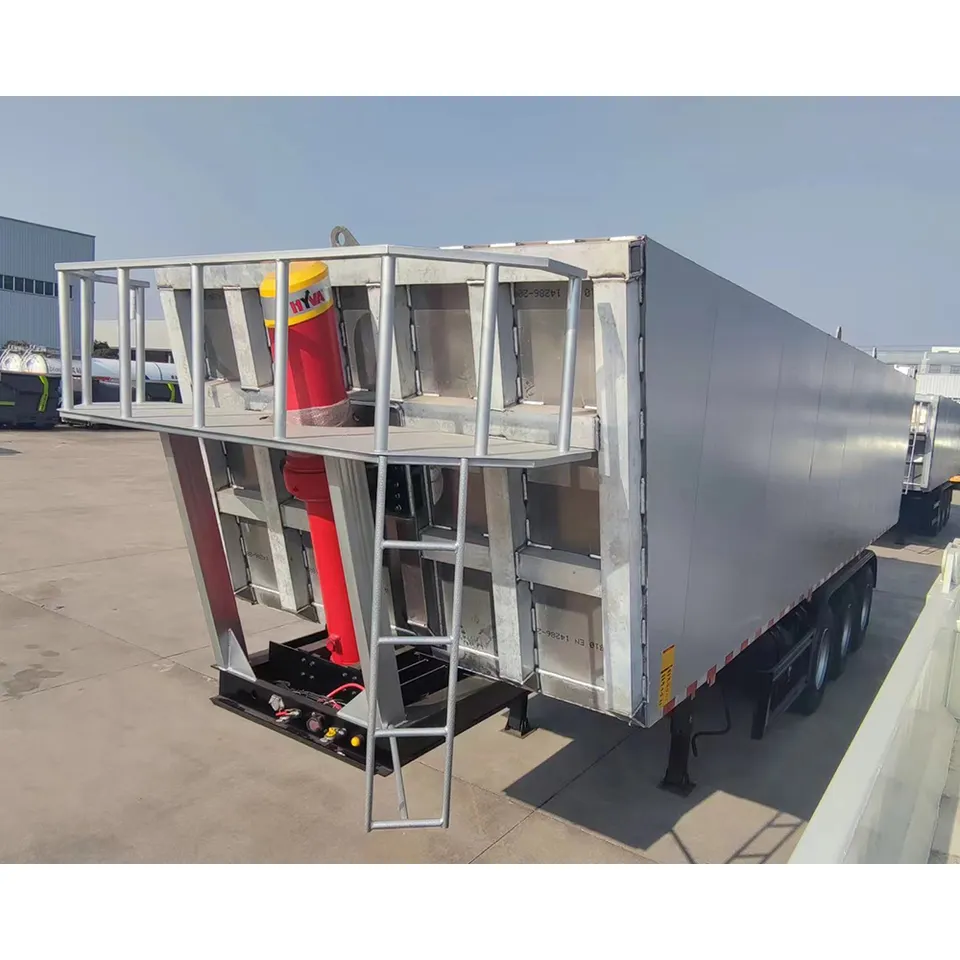 Top Brand Suspension 3 Axle Rear Dump Truck Trailer