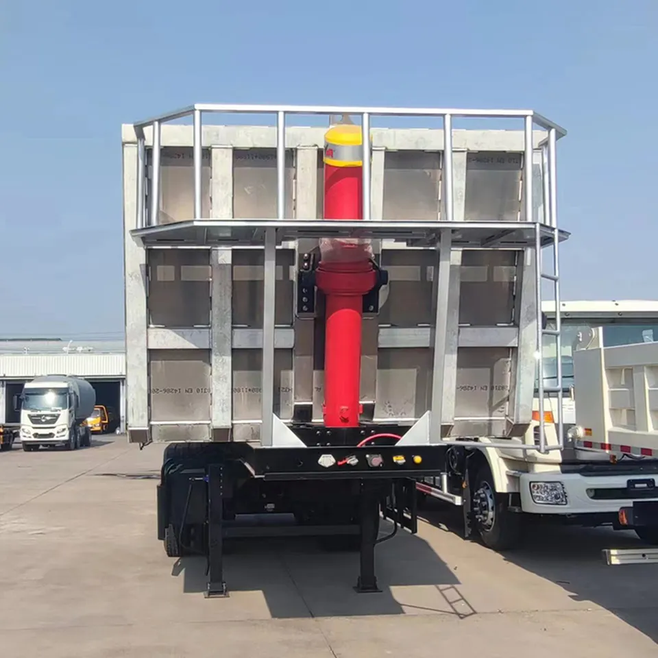 Top Brand Suspension 3 Axle Rear Dump Truck Trailer