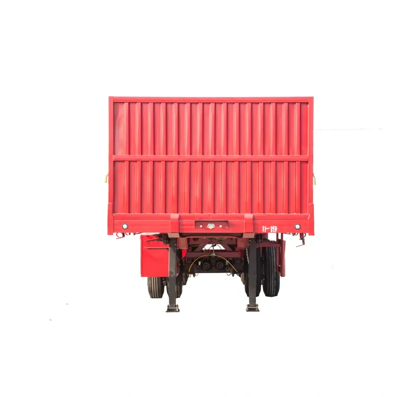Tri-Axle Livestock & Farm Cargo Carrier Stake Truck Utility Semi Trailers