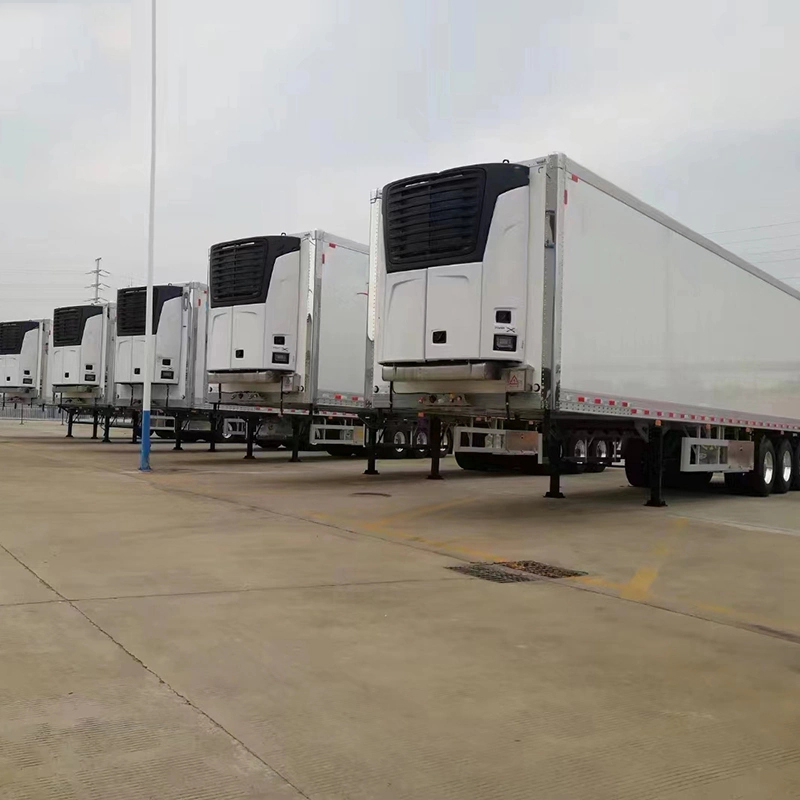 3 Axle Refrigerator Freezer Refrigerated Van Trailer