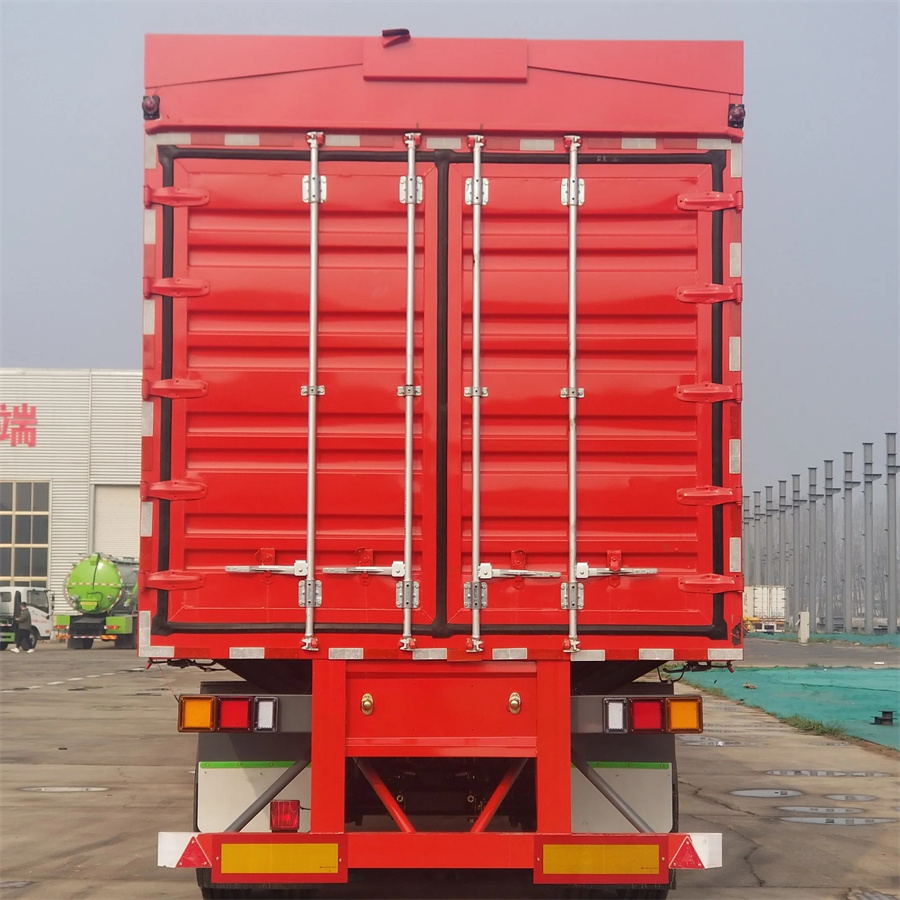 Enclosed 3 Axles Home Appliances Transport Brand Semi Truck Box Van Trailer