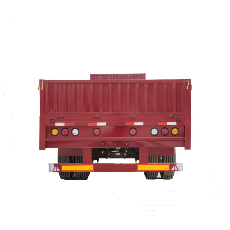 High Quality 3axles Side Wall Side Board Utility Cargo Semi Trailer
