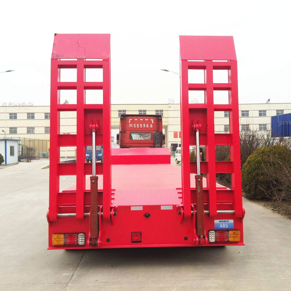 Heavy Duty 5 Axle Low Bed Truck Semi Trailer