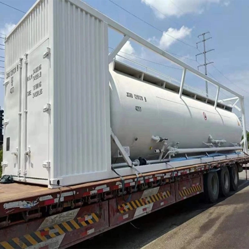 ISO Standard 40FT Bulk Cement Powder Tank Container