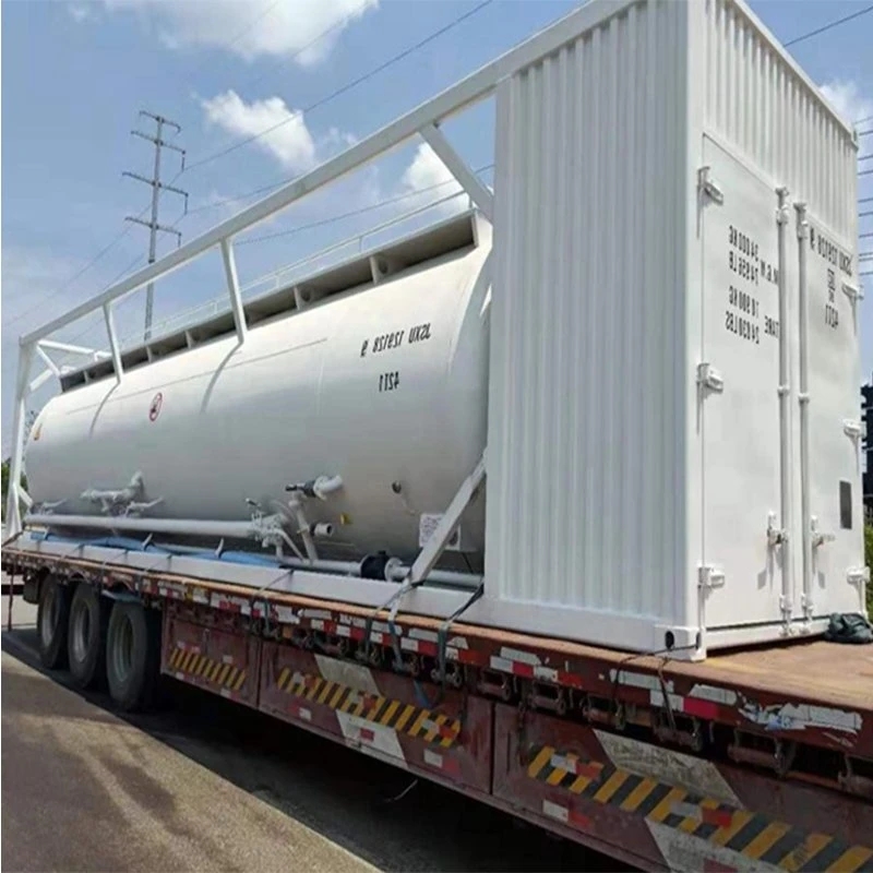 ISO Standard 40FT Bulk Cement Powder Tank Container