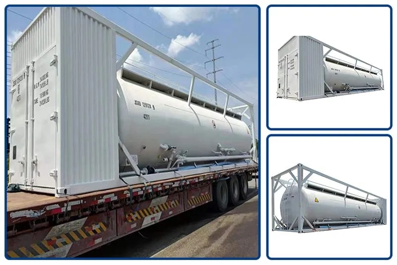 ISO Standard 40FT Bulk Cement Powder Tank Container