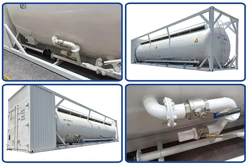 ISO Standard 40FT Bulk Cement Powder Tank Container