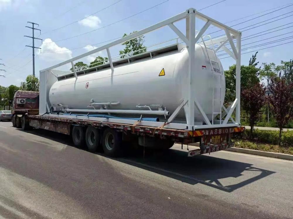 ISO 40 FT Bulk Cement Powder Material Tank Container