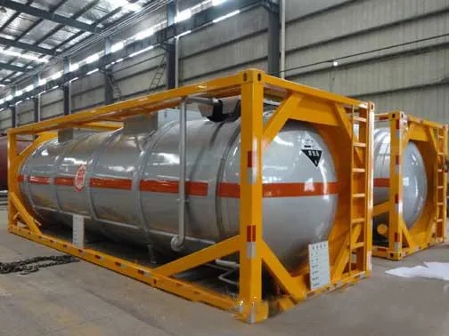 40 Feet Liquid Chemical Storage Tank Container with Reinforcement Heating