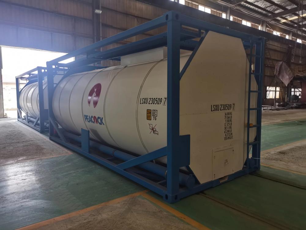 20Feet 17500Liters ISO Hydrochloric Acid Tank Container