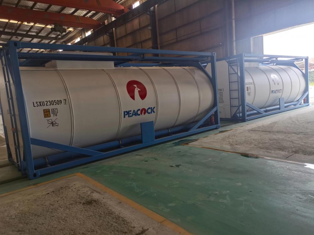 20Feet 17500Liters ISO Hydrochloric Acid Tank Container