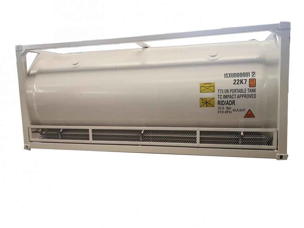 Cryogenic Liquid Gas Oxgen Nitrogen Helium 40FT LNG ISO Tank Container