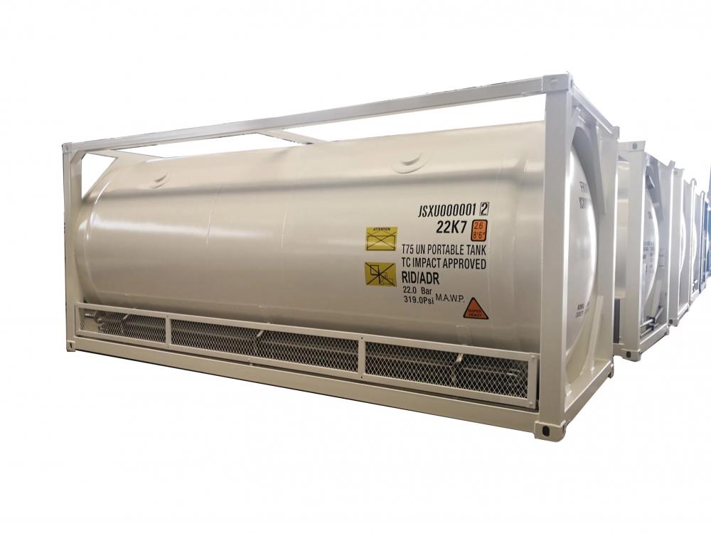 Cryogenic Liquid Gas Oxgen Nitrogen Helium 40FT LNG ISO Tank Container