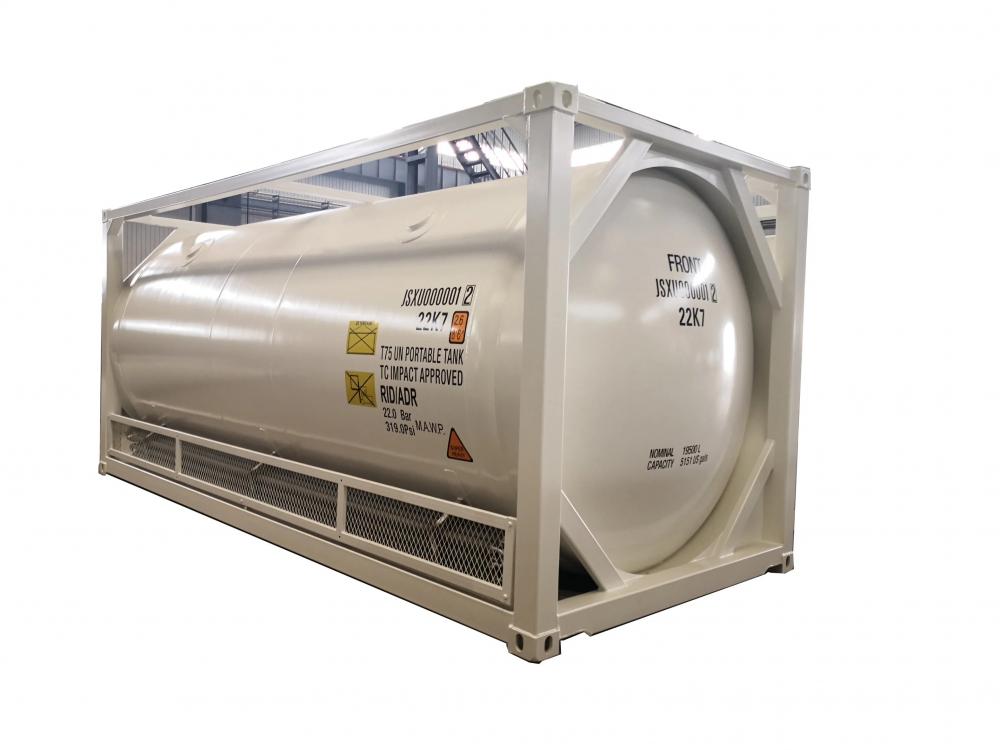 Cryogenic Liquid Gas Oxgen Nitrogen Helium 40FT LNG ISO Tank Container