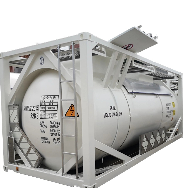 Liquid Chlorine Transport ISO Tank Container