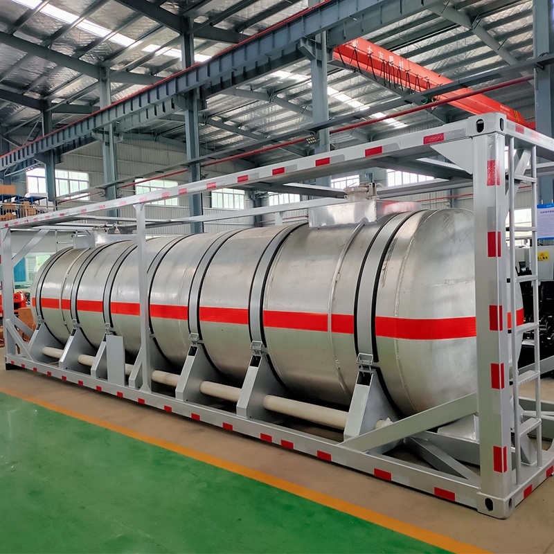 30FT ISO Aluminum Alloy Liquid Chemical Tank Container