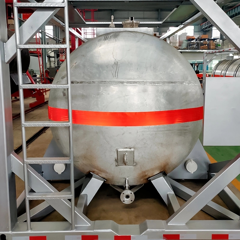 30FT ISO Aluminum Alloy Liquid Chemical Tank Container