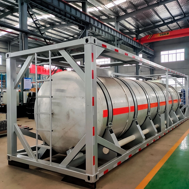 30FT ISO Aluminum Alloy Liquid Chemical Tank Container