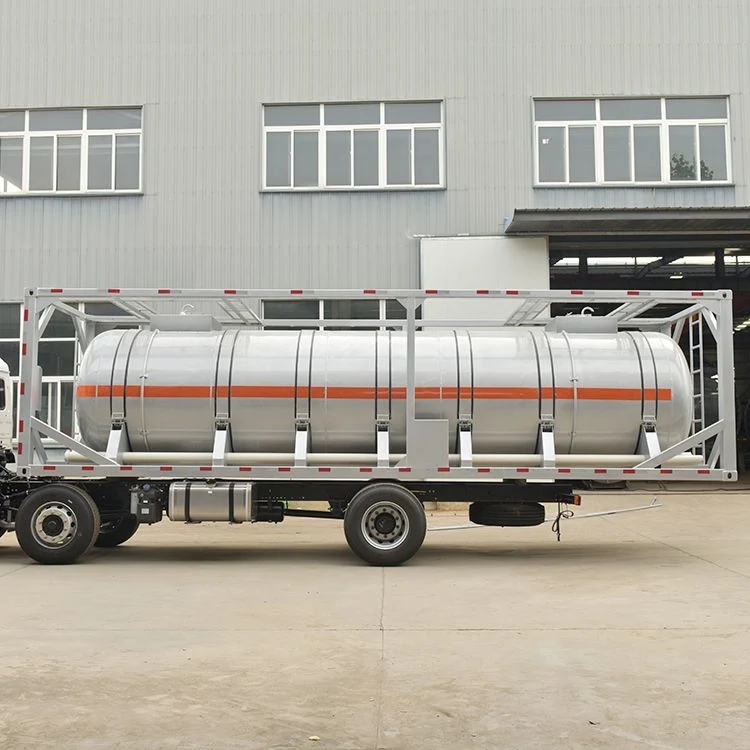 30FT ISO Aluminum Alloy Liquid Chemical Tank Container