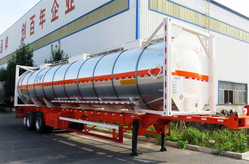 40 Feet ISO Insulated Stainless Steel Tanker Liquid Tank Container