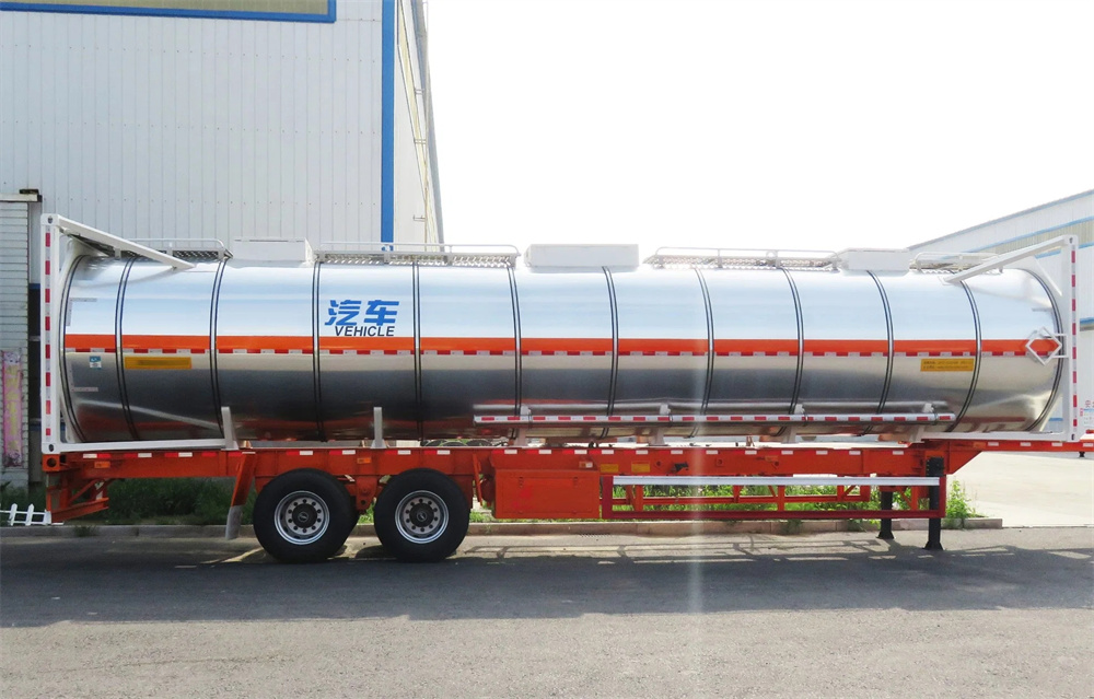 40 Feet ISO Insulated Stainless Steel Tanker Liquid Tank Container