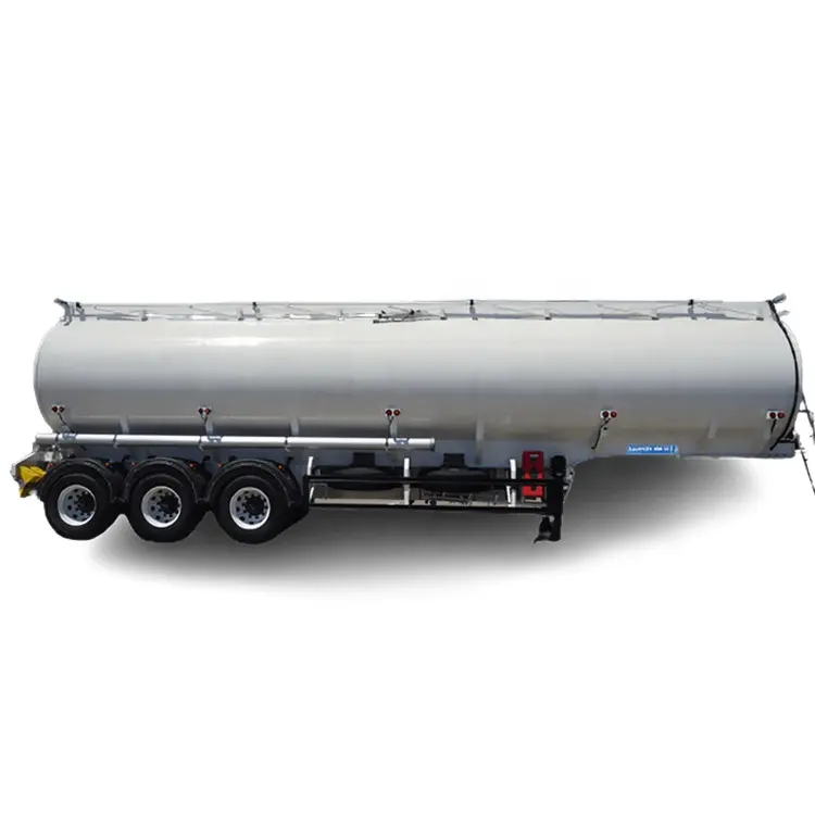 3 Axles 36cbm 36000 Liters 36tons Stainless Steel Liquid Food Transport Trailer