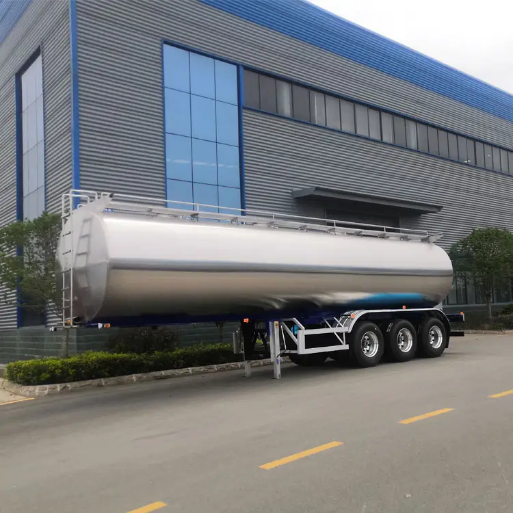 3 Axles 33cbm 33000 Liters 33tons Good Quality Edible Water Transport Tank Truck Semi Trailer