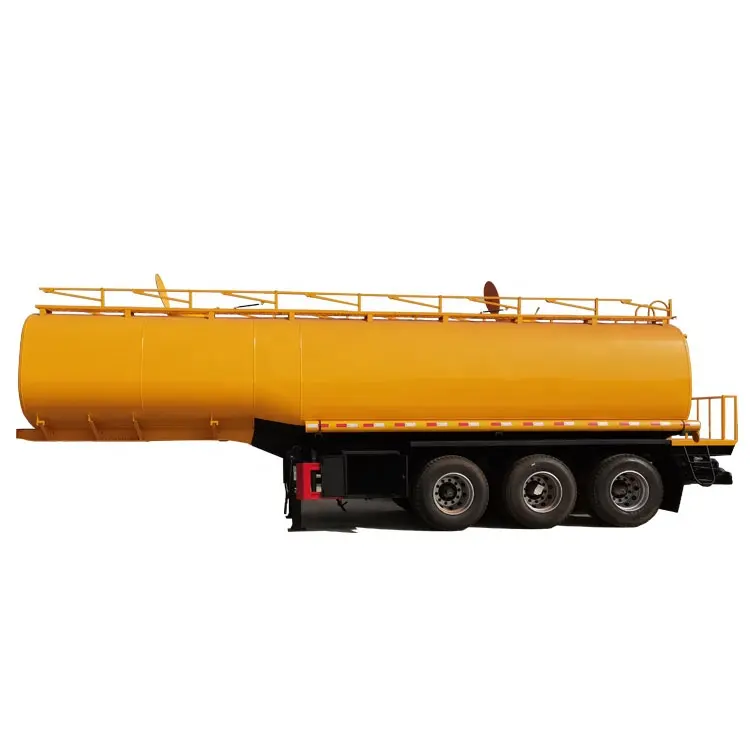 3 Axles 40cbm 40000 Liters 40tons Water Tanker Trailer with Sprinkler