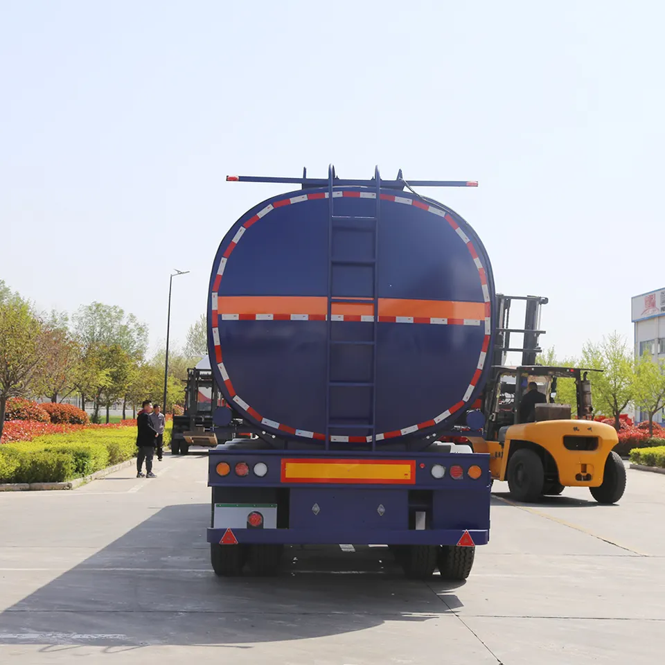 3 Axle 50cbm 50000liters Insulated Asphalt Transport Tanker Trailer