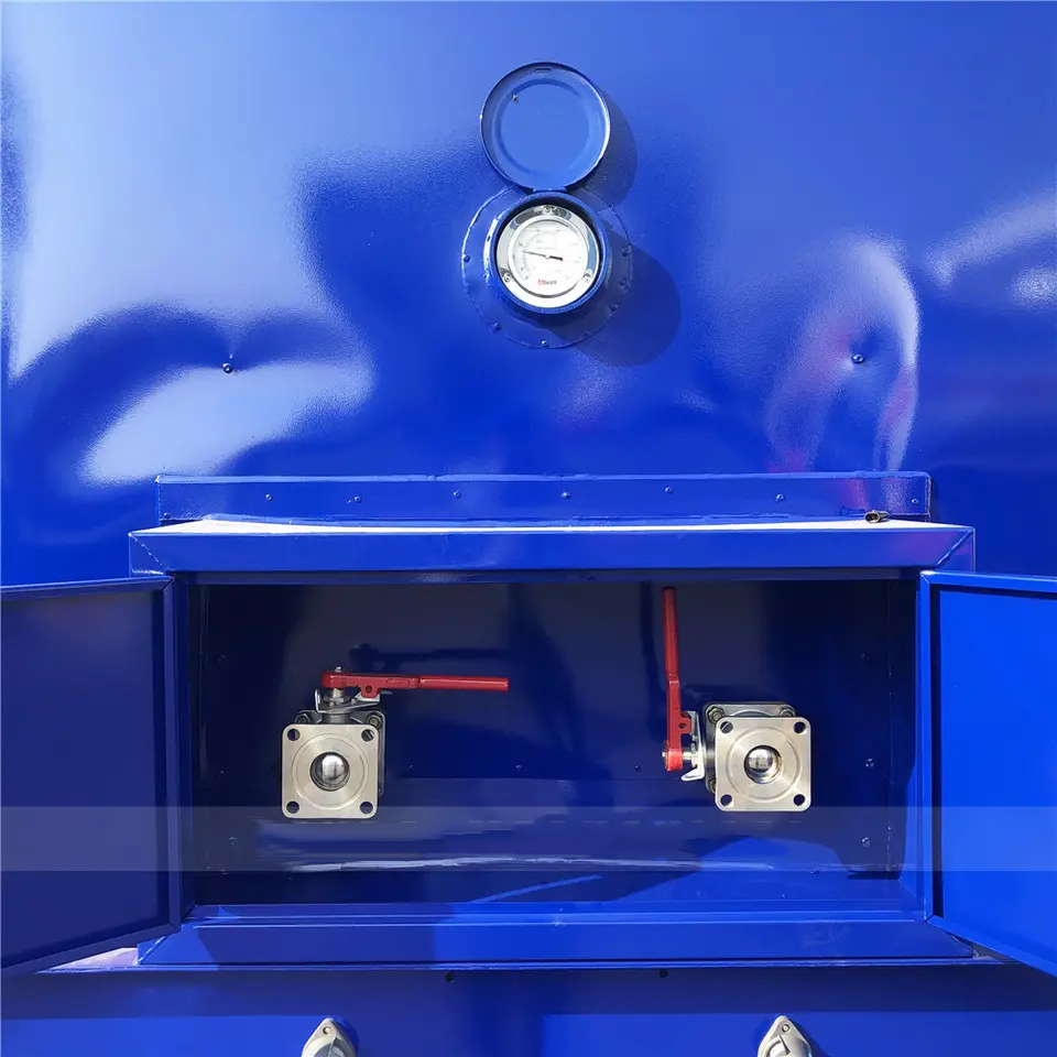 3 Axles 38cbm Insulated Asphalt Transport Tank Semi Trailer with Heating Burner