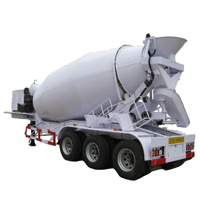 Heavy Duty 3 Axle 22 Cbm Concrete Mixer Trailer Cement Mixer Trailer