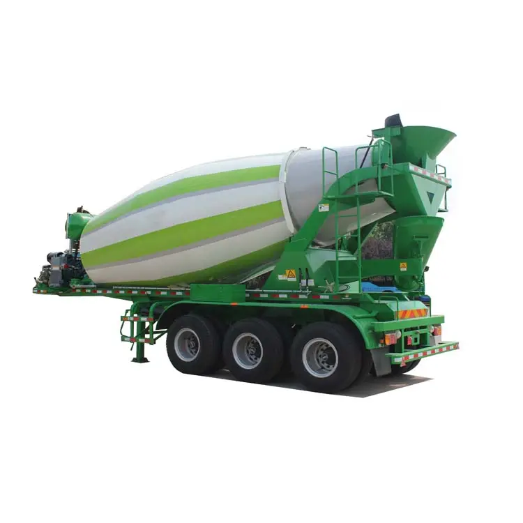 3 Axle 20 Cbm Concrete Mixer Trailer Cement Mixer Trailer